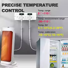 WIFI Digital Thermostat Socket 16A Outlet Plug Remote Temperature Controller Timer Switch Cooling Heating 3M NTC Sensor