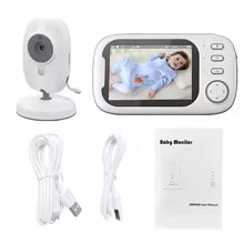 3.5 inch Wireless Video Baby Monitor with Night Vision & Temperature Monitoring