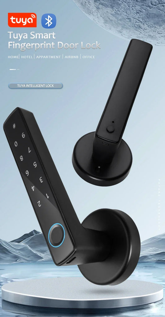 Biometric Smart Door Lock Electronic Lock Fingerprint Handle Split Digital Keyless Smart Lock