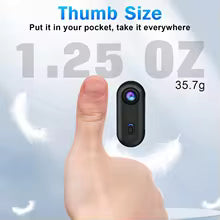 Mini Hands-Free POV Body Cameras 4K Waterproof Mount Helmet Video Vlogging Action Camera